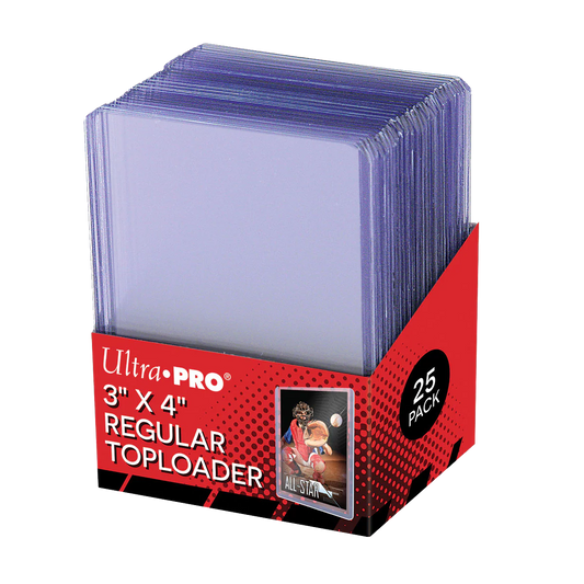 Ultra PRO 3x4 Regular Toploader 25 Stück