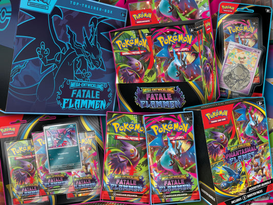 Pokémon Mega-Entwicklung Fatale Flammen 36er Booster Display deutsch