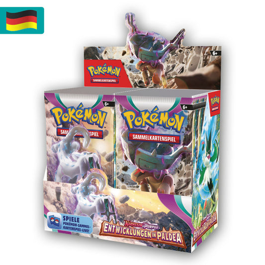 Pokémon KP02 Entwicklungen in Paldea 36er Display Box deutsch