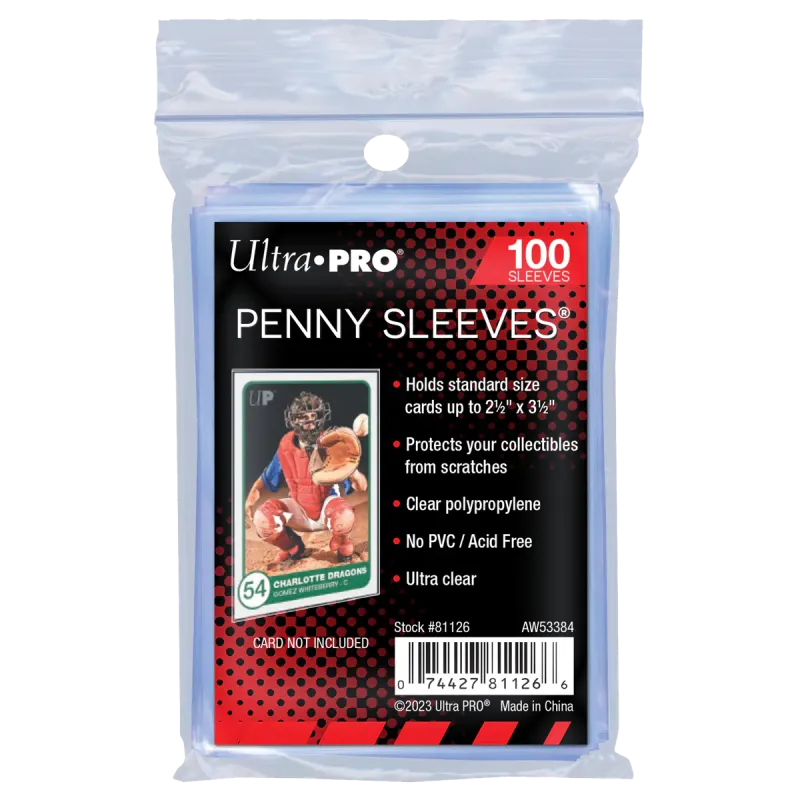 Ultra Pro Soft Card Sleeves, 100 Stück, transparent, für Standardgröße-Sammelkarten